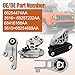 68254474AA 4PCS Engine Mounts & Transmission Mount Compatible with Jeep Renegade 2015-2018 Fits for Fiat 500X 2016-2018 1.4L Replace 68418168AA
