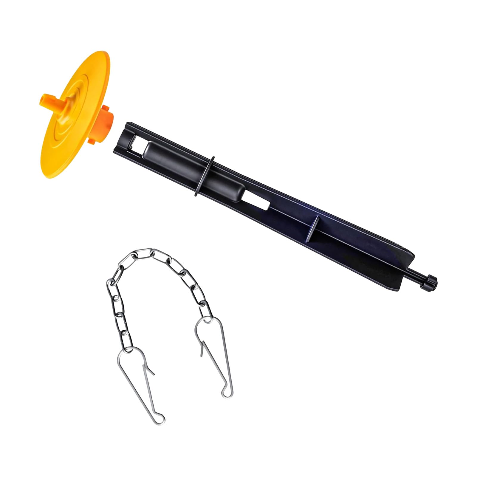 Toilet Tanks Repair Parts Set Contains Lid Guide Chain Long Lasting Construction for Single Flush Systems Toilet Flush Mechanism
