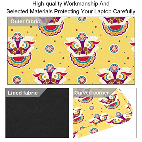 Housse ordinateur 14 pouces lion multicolore idéale pour le bureau et fac - 3