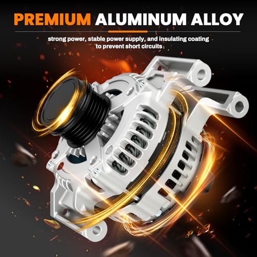 Image of 13592811 Alternator Compatible with GMC Canyon 2015-2016, Cadillac ATS CTS 2013-2019, Chevy Malibu Impala Colorado Camaro Blazer 2013-2020, Buick Regal 2014-2020, Replace 1042101960, 22892568