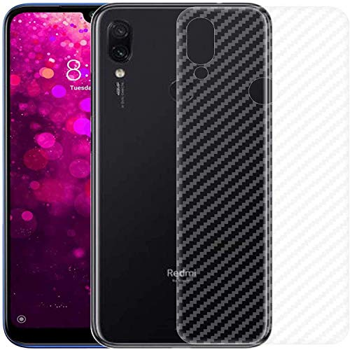 Image of Compatible with Redmi Y3 Back Screen Protective Film Carbon Fiber Skin Transparent Screen Guard Sticker