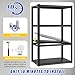 Raybee Garage Shelving 1800LBS Storage Shelves 4 Tier Metal Shelving Unit Industrial Metal Shelves for Storage Adjustable Shelves Storage Rack Pantry Kitchen Shelf, 27.5