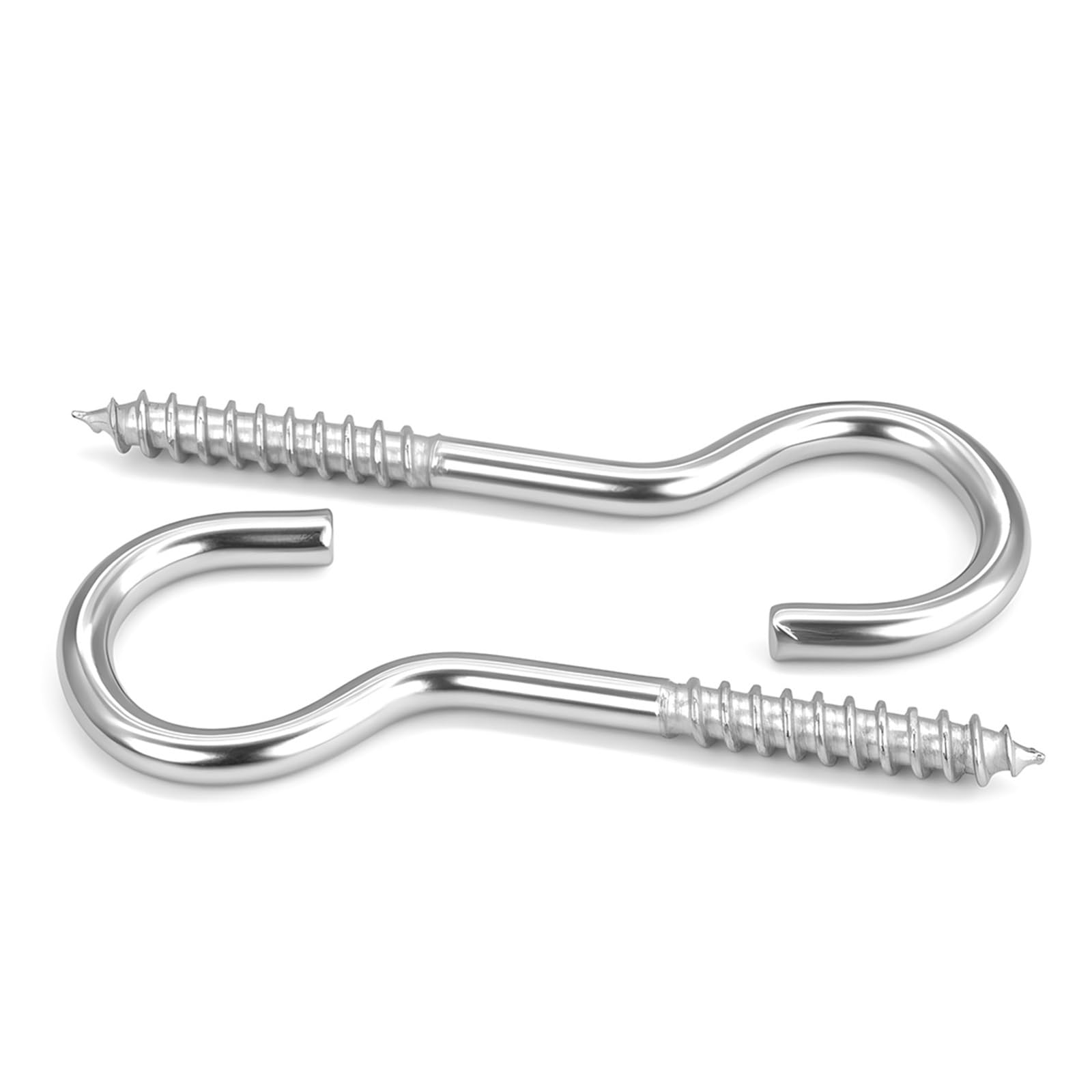 10/20 pièces crochets de boulon à œil suspendus autotaraudeurs vis en acier inoxydable tasse plafond crochet visser métal anneau robustes M3 Pour L'extérieur L'intérieur(M3-40.0mm-20pcs)