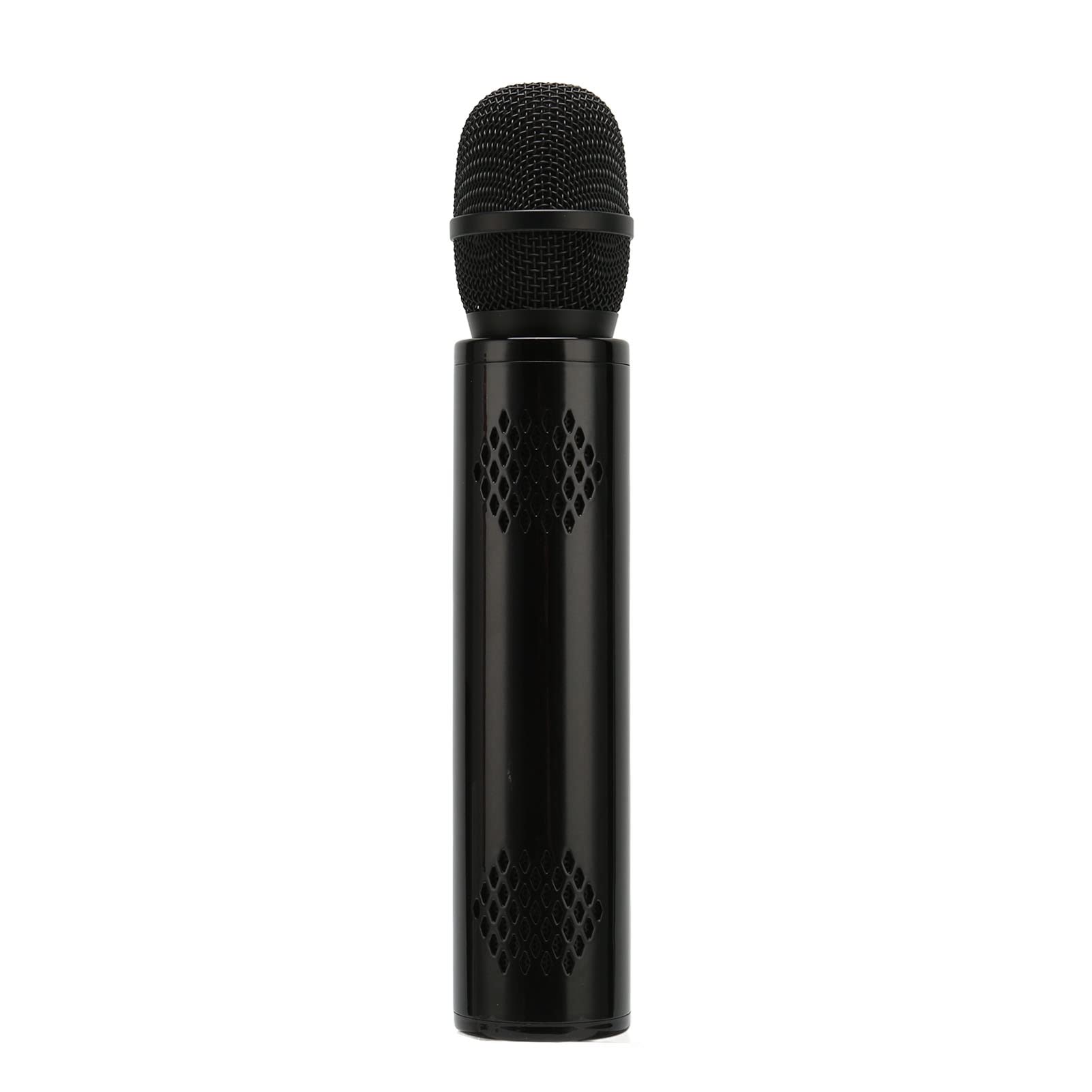 Bezprzewodowy Mikrofon do Karaoke, Stereofoniczny Mikrofon Bluetooth do śpiewania, z funkcją Nagrywania/redukcji Szumów/monitorowania Uszu (Czarny)
