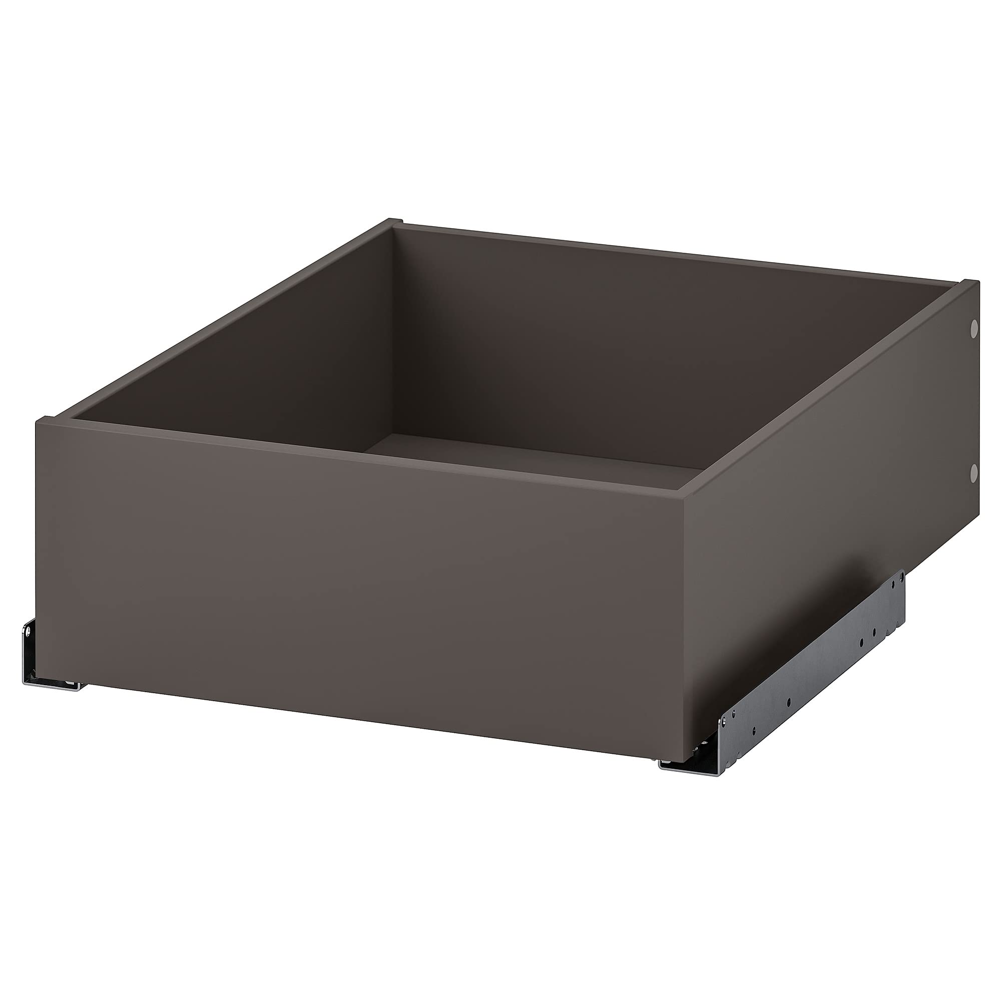 Tiroir KOMPLEMENT gris foncé 50x58 cm pour dressing et armoire