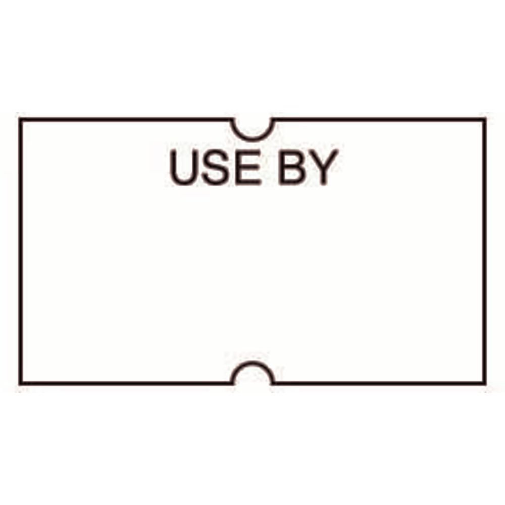 Productive Labels White 1-Line Dating and Coding Gun Labels 1-Line Black Imprinted Use by by HUBERT – Paper, White, Pack of 24, Model PLT1HHW/UB