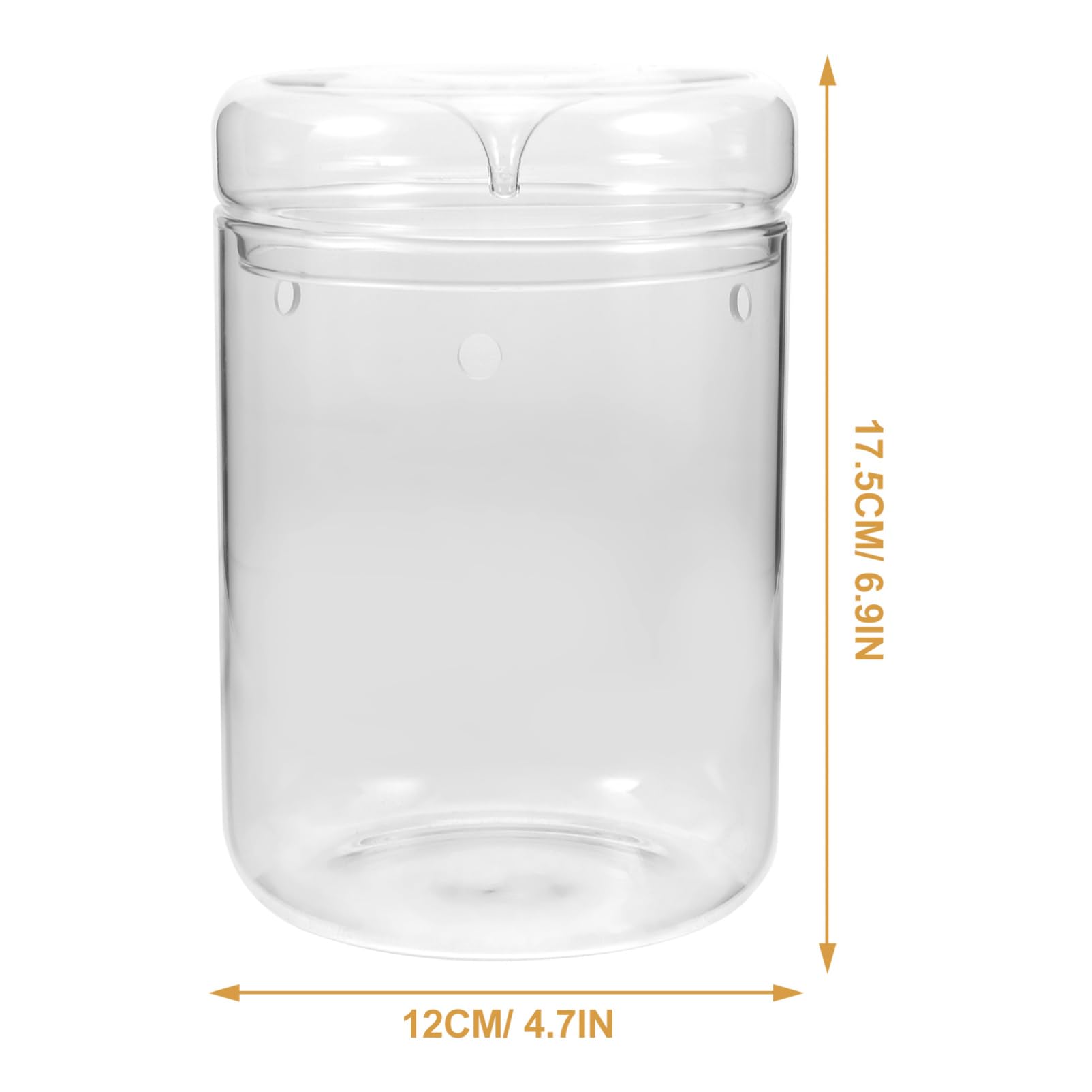 Happyyami Terrario in Vetro per Muschio e Piante, Vaso Micro-paesaggio Trasparente, Decorazione da Tavolo per Casa e Ufficio, Multiuso