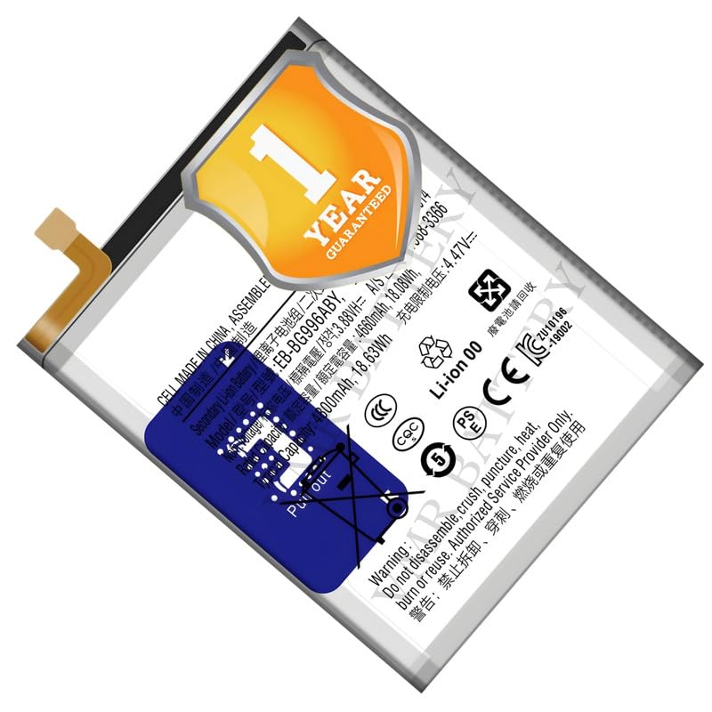 Image of Original EB-BG996ABY Battery Compatible for Samsung Galaxy S21+ 5G (SM-G9960, SM-G996B, SM-G996B /DS) - (4800mAh) - 1 Year Warranty K7