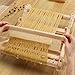 WILLOWDALE 12 Inches Rigid Heddle Loom, Weaving Loom Kit with Shed Stick, Wooden Multi-Craft Weaving Loom for Adults, Threads Warping Frame with Pegs and Yarn Stand, Frame Loom for Beginner