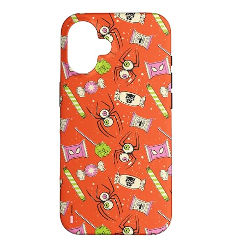 Carcasa para iPhone 16 Marvel Super Heroes Spider-Man & Avengers Halloween Candy
