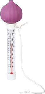 termômetro flutuante de piscina medidor de temperatura de água flutuante decorativo preciso medidor de temperatura de água de piscina para piscina (formato de cebola)