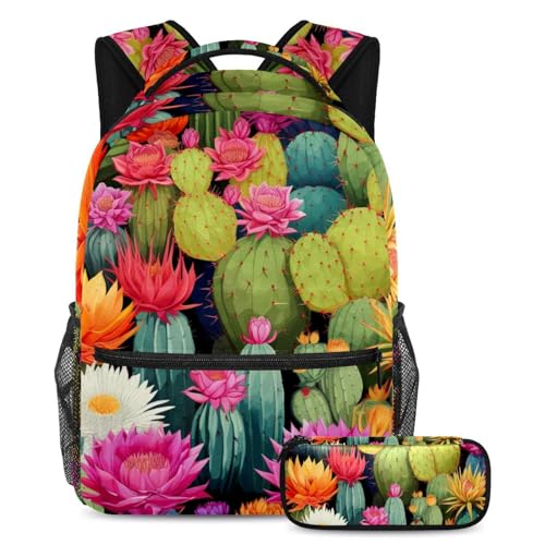 Sac à dos Cactus 45 cm : finis les cahiers abîmés et les stylos perdus