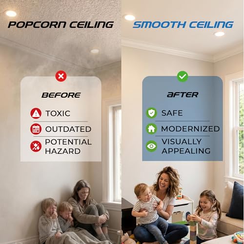 Popcorn Ceiling Scraper Kit with Sprayer