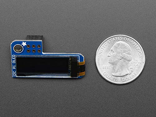 Adafruit PiOLED - Complemento OLED monocromático 128x32 para Raspberry Pi