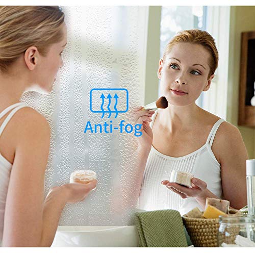 S'bagno 600 x 800 mm LED Illuminated Bathroom Mirror [IP44 Rated] Rectangular Backlit Wall Mounted Mirror with Touch Sensor Switch/Dimming Function/Demister pad