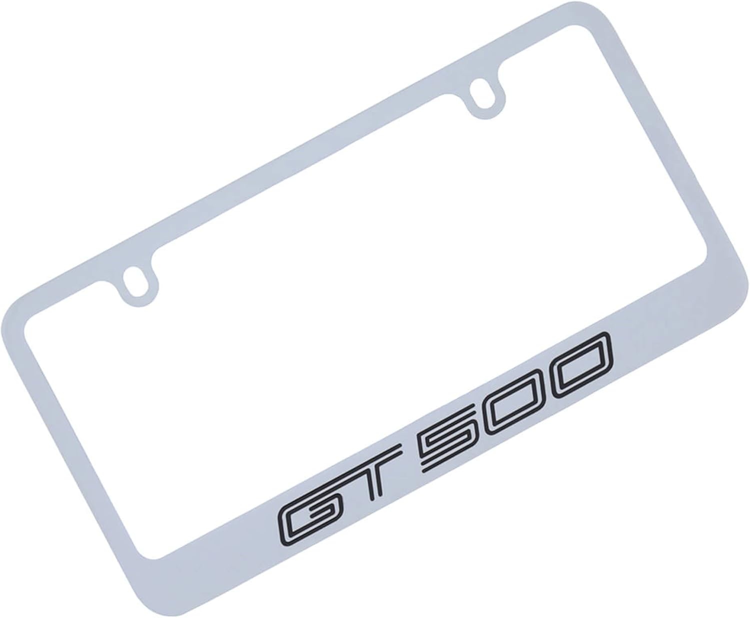 Engraved License Plate Frame for Ford GT500 (Chrome)