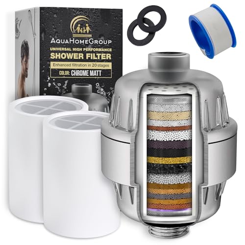 AquaHomeGroup 20-Stage Shower Filter