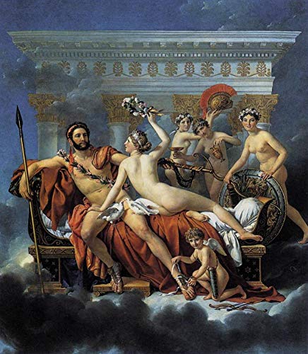 Peinture à l'huile Mars désarmé par Vénus reproduction d'art sur toile fait main