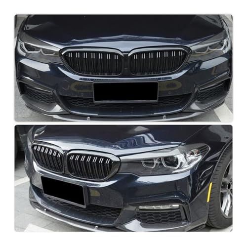 Calandre voiture en ABS noir brillant résistante aux chocs pour Série 5 540i