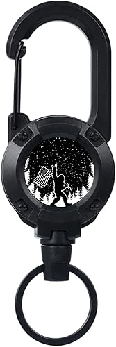 Miniatura 20 de Llavero retráctil con cita inspiradora, soporte de identificación retráctil, soporte de identificación multiherramienta para hombres y mujeres Cita