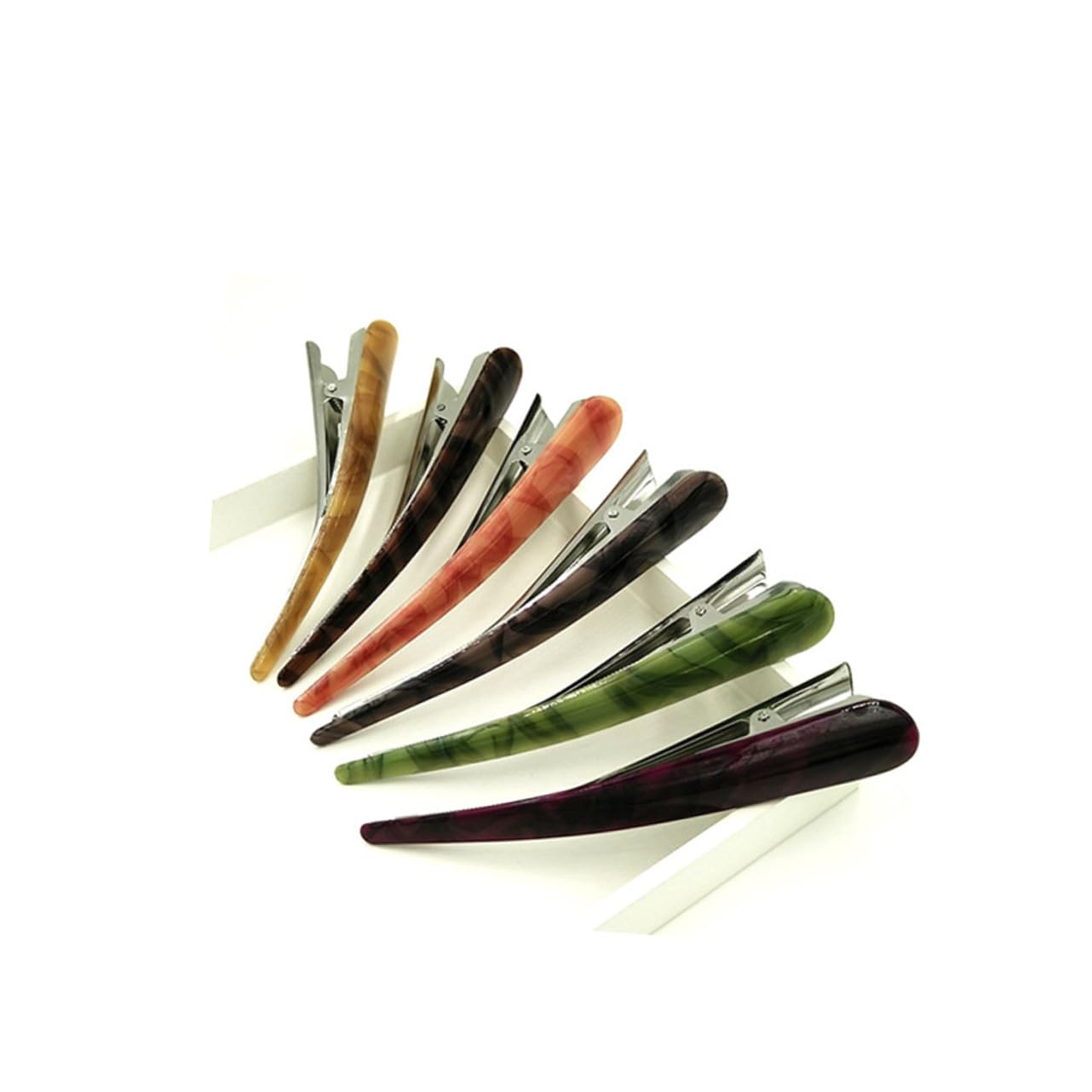 FRCOLOR 12 Pinzas Para El Pelo Con Pinzas Para Peluquería Pinzas Para El Pelo Con Boca