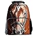 DRF Mochila Caballo 3D Estampada para Portátil 15'' Escolar BG111