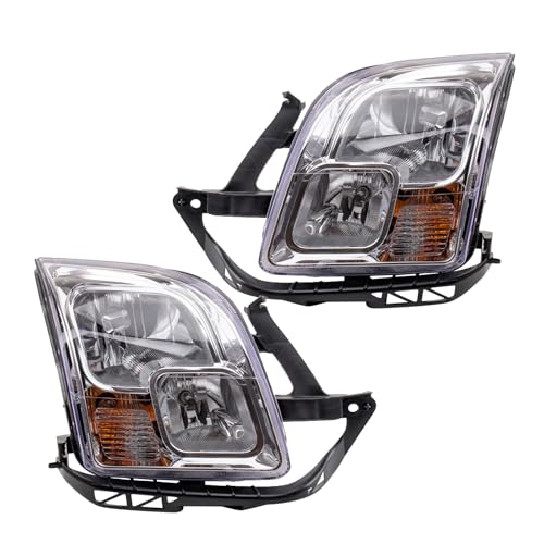 Image of TRQ 2 Piece Headlight Assembly Set Driver & Passenger Side Compatible with 2006-2009 Ford Fusion FO2502219 FO2503219