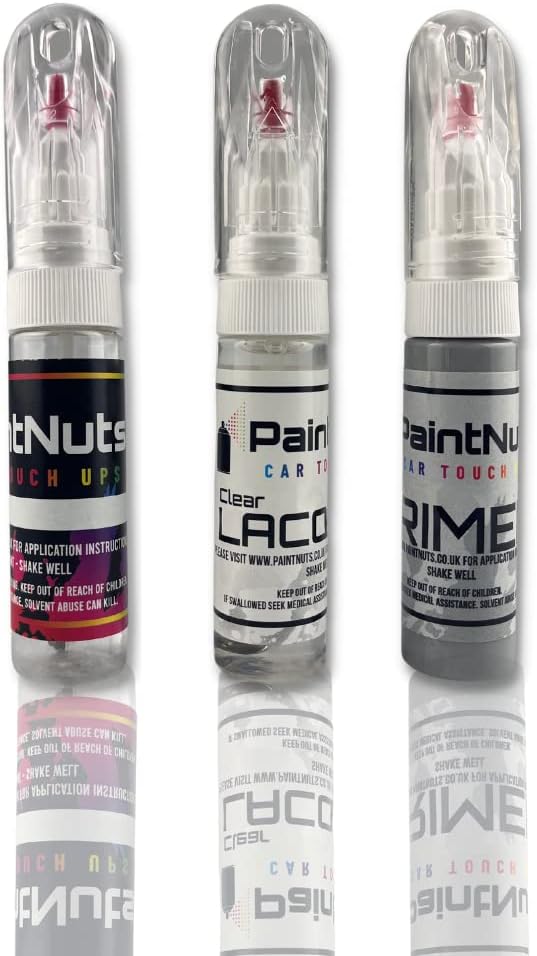 PaintNutsPaintNuts Touch Up Paint suitable for AUDI Drachen Orange Metallic (Y2Y) 2-in-1 High-Precision Touch Up Pen, Clear Lacquer & Primer Bundle