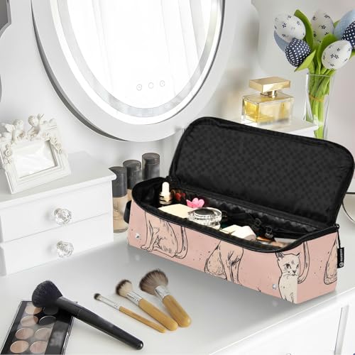 Bolso organizador resistente al calor para herramientas de cabello miniatura 7
