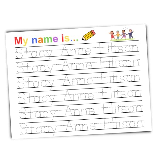 Personalized Name Tracing Worksheets: Handwriting Practice