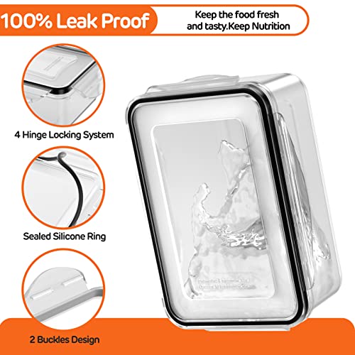 44-PCS-Food-Storage-Container-with-Lid-22-Lids-22-Containers-Airtight-Leakproof-Plastic-Kitchen-Organization-Set-Reusable-MicrowaveFreezerDishwasher-Safe-Meal-Prep-Container-with-Label-Pen