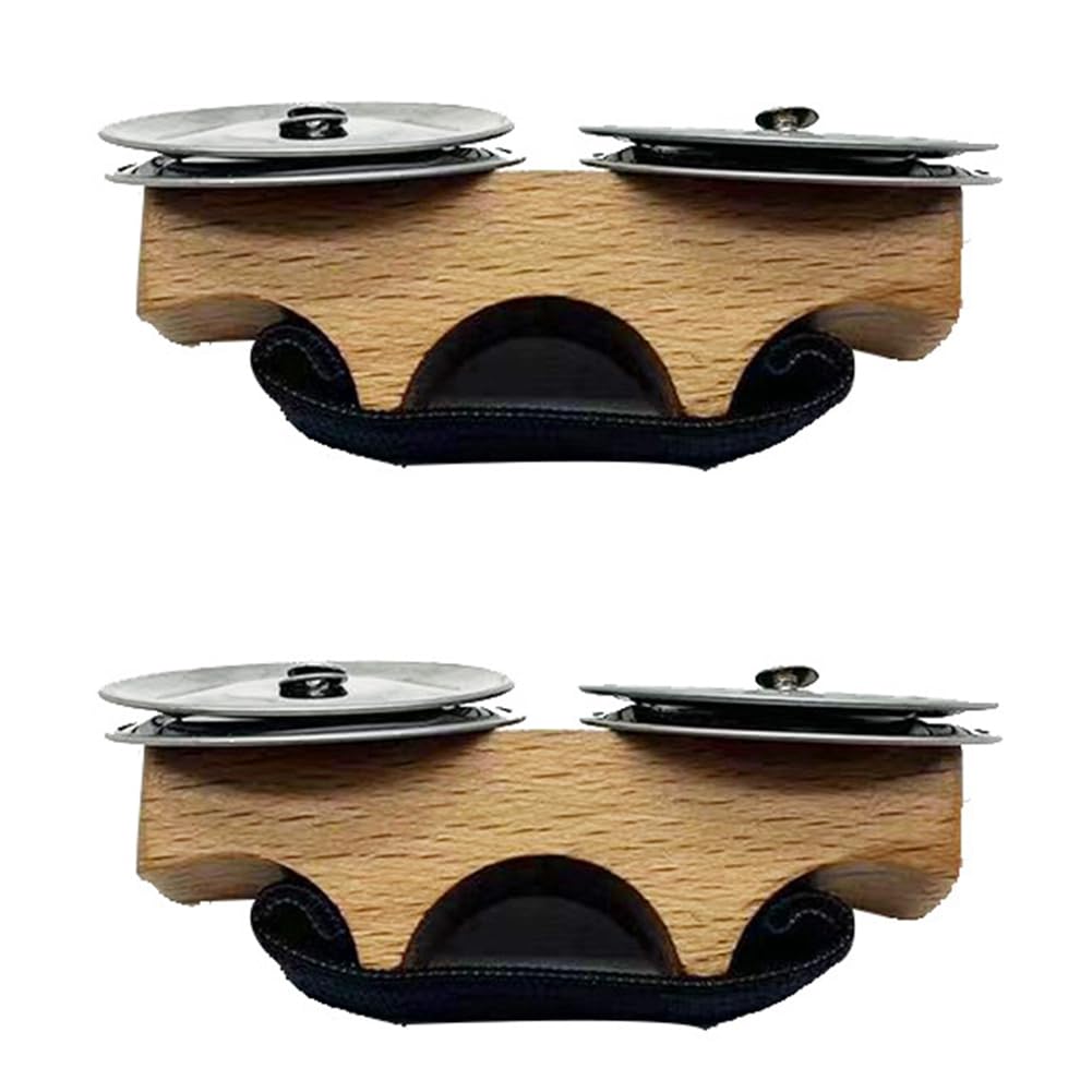Amazon | Blaiueng 木製カラーフィンガーベル、カホン、ジャンベ