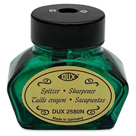 Dux Glass Inkwell Sharpener - Green Cover