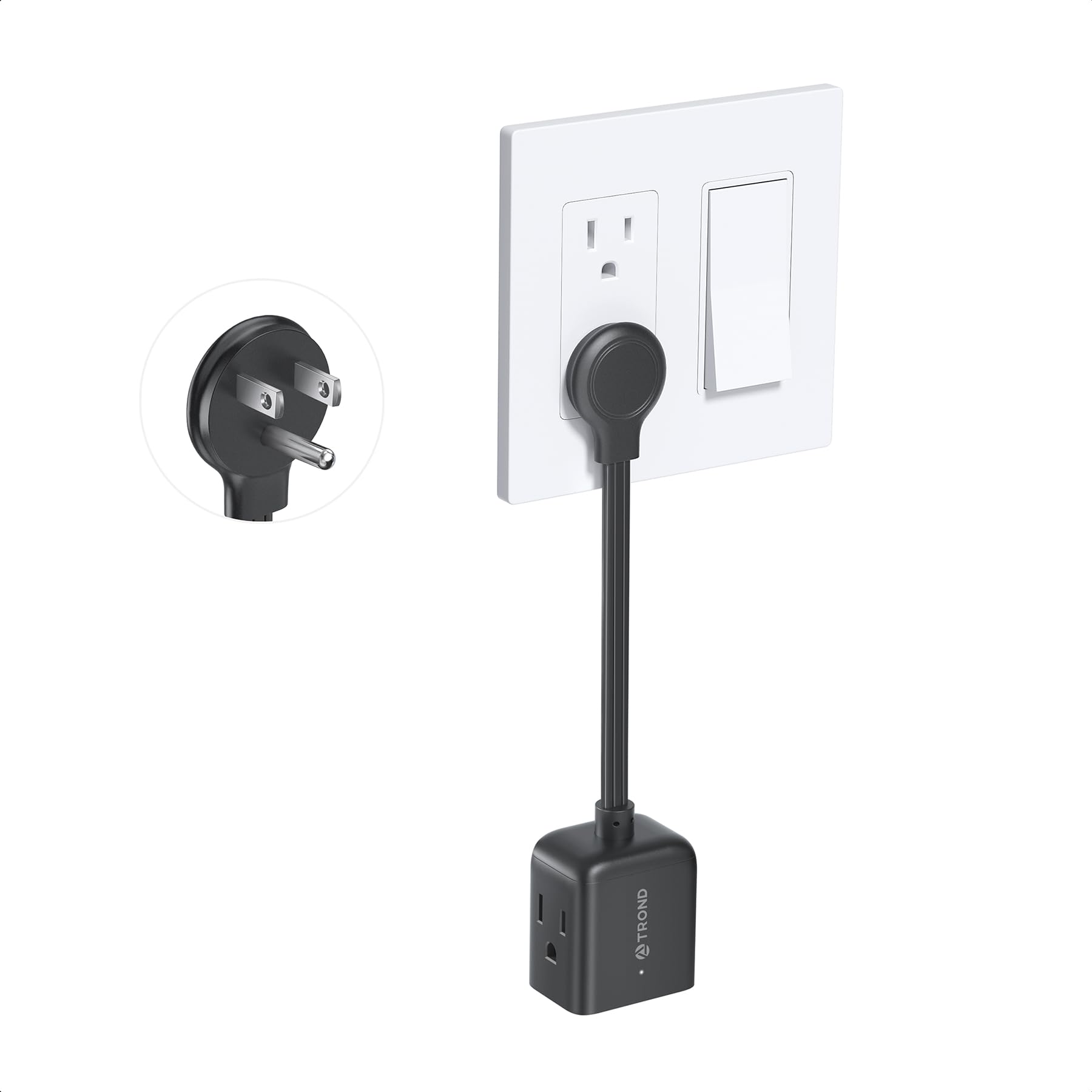 TROND Outlet Extender - Tight Spaces & Travel -1