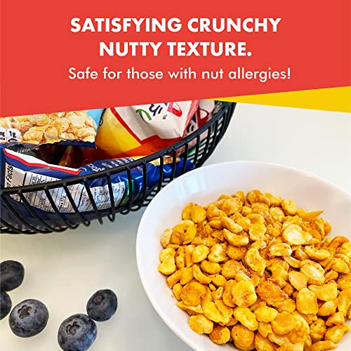 Image of Feel Festive 24 Bags 1-oz Honey BBQ Crunchy Roasted Chickpeas Protein Snack Pack - Healthy Garbanzo Beans - Non-GMO Vegan Gluten-Free Soy-Free Balanced Macro Nut Free - Individual Convenient Portions