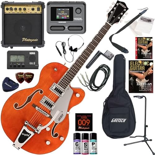 グレッチ エレキギター初心者入門 マルチエフェクターも入ってる!最強の20点セット G5420T Electromatic/ORG(オレンジステイン)