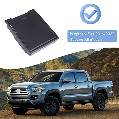 Llkuang Car Center Console Organizer Armrest Hidden Storage Box Fit For Toyot@ Tacoma 2016-2022,Black Insert Armrest Hidden Tray Accessories #TOP2