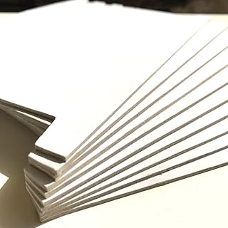 H Shape Large Size Off White Cardboard Spool Organizer - 10PCS/Pack - Easy Spool Ribbon or Thread - 7 1/4" x 11 1/4" x 1/8" (Width x Length x Height)