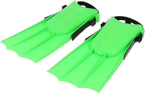 KESYOO Aletas de entrenamiento de natación de goma para adultos, aletas cortas unisex, ligeras, cómodas, equipo de natación para piscina