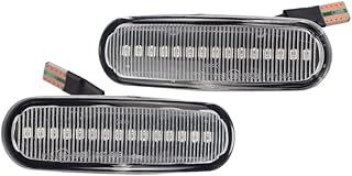 ダイナミックターンシグナルウインカー アンバーサイドマーカーライト フィアット用 パンダ用 プントエボ用 スティロクボ用 プジョー用 シトロエン用 ランチア・ムーサ 350用(Dynamic Crystal Type)