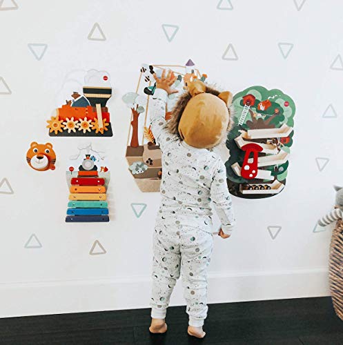 Oribel Vertiplay (Wall Toy) Tree Top Adventure, Wooden Toy And Nursery Room Decor | Easy To Install, Just Stick & Play  #TOP6