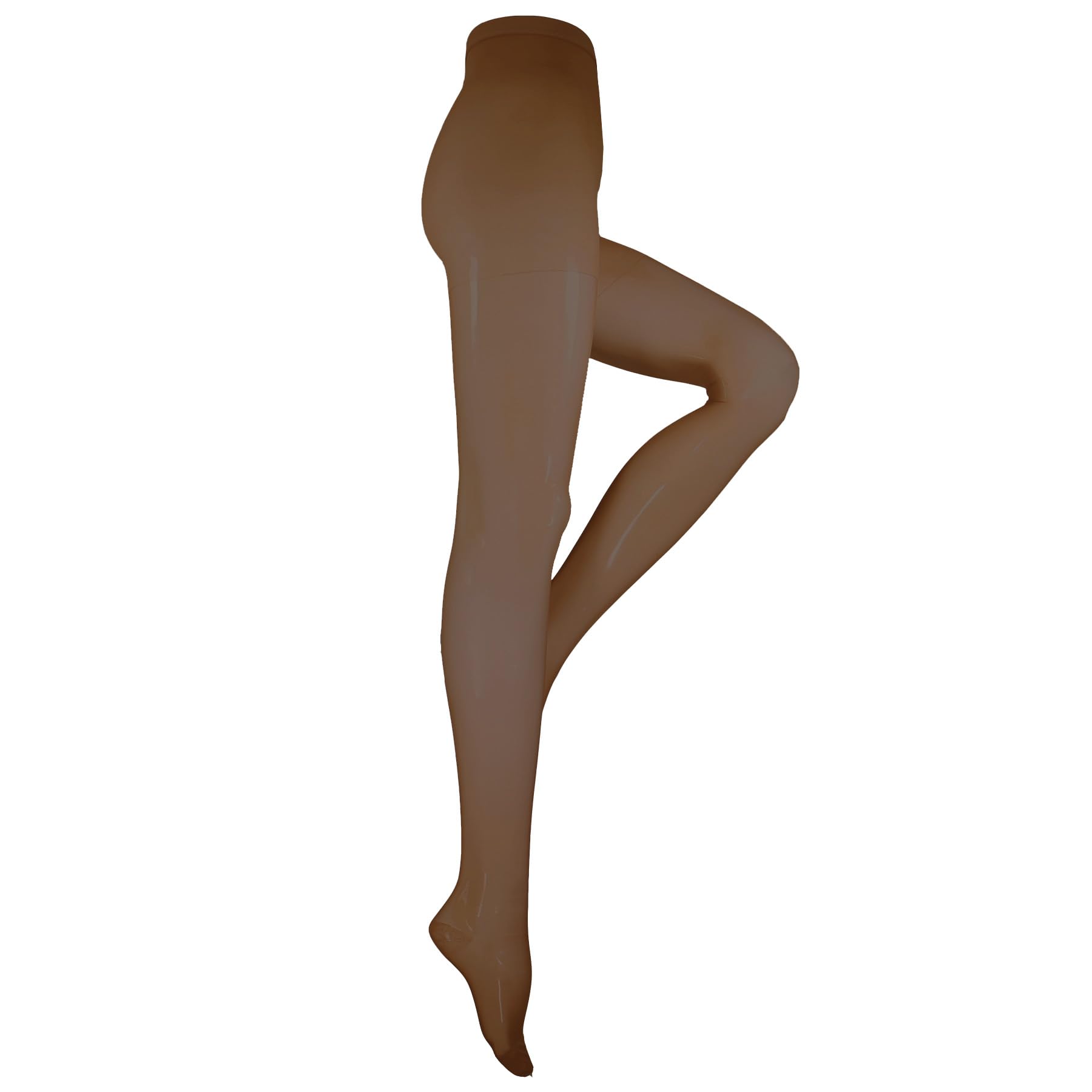 Truform 15-20 mmHg Compression Pantyhose, Sheer 20 Denier Women's Shaping Tights, Espresso, Queen Plus