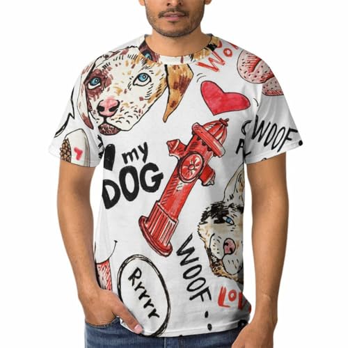 T-shirt Homme Boîte Postale pour Chiens col rond idéal pour les balades