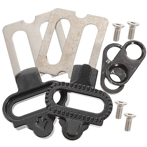 HEMOTON 1 Set Mountain Bike Lock Cleat Set Self Locking Pedal Clips for Cycling Accessories Durable Kit for System Shoes Enhanced Performance for Efficient Pedaling