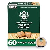 Starbucks Toasted Graham Flavored Blonde Light Roast Single Serve Coffee for Keurig Brewers, 6 Boxes of 10 (60 Total K-Cup pods)