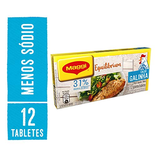 Maggi, Equilibrium, Galinha, Caldo, Tablete, 114G