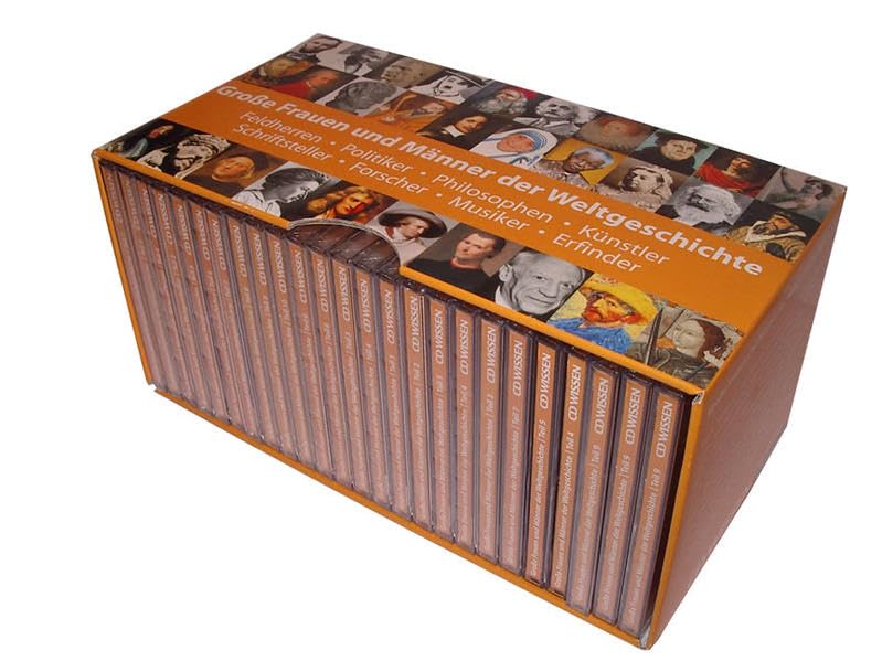 CD WISSEN - Große Frauen und Männer der Weltgeschichte (Sammel-Box): 100 Personen der Weltgeschichte von Ramses II. bis Michail Gorbatschow (Teil 1 - 25), 25 CDs