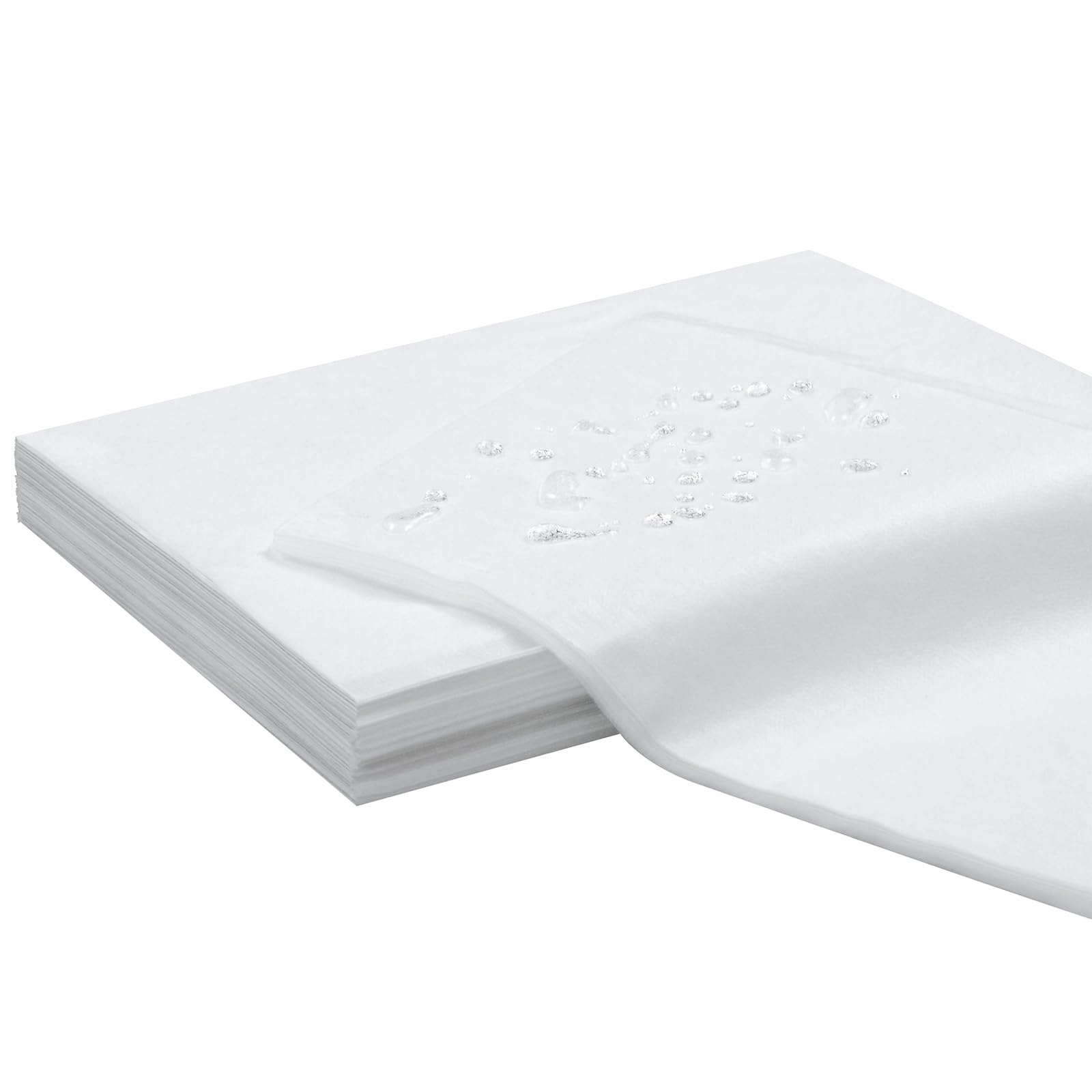 200 sábanas desechables blancas de 31 x 71 pulgadas, sábanas de mesa de masaje, tela no tejida, cubierta de cama de spa, transpirable para masajes, tatuajes de belleza