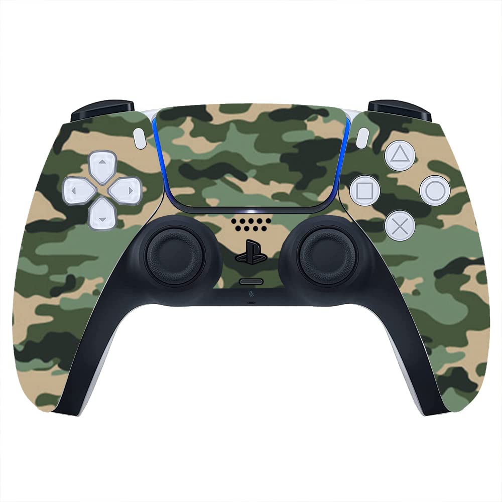GADGETSWRAP Premium Material Skin Sticker Decal Compatible with PS5 Controller - Green Camo (B0B1HG253Z) Amazon Price History, Amazon Price Tracker