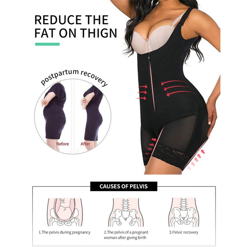 Guaina Modellante a Compressione per Donne, Vita Alta, Controllo della Pancia, vestibilità Slim, Colombiana, Taglia S-6XL
